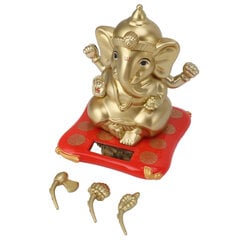 Ganesha Elephant God Patsaat aurinkovoimalla toimiva intialainen Ganesha Idol -hahmo auton kojelautaan Kodinsisustus Käsityöt Kulta hinta ja tiedot | Aurinkopaneelit | hobbyhall.fi