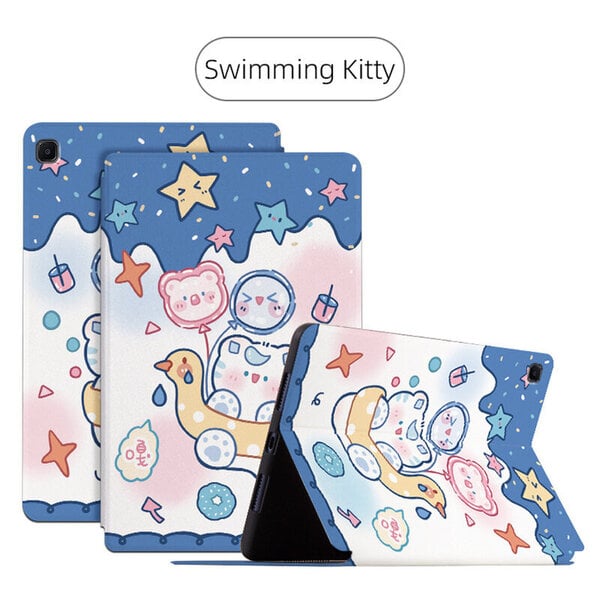 (Tab s6 lite 20223) Kotelo Samsung Galaxy Tab A8 10.5 SM-X200 X205 Kids Suojakuorelle Samsung tab s6 lite P610 A7 T500 S7 S8 Plus Tablet Rabbit Cover -tietokoneen kuoret ja kuoret