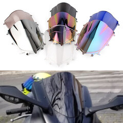 Moottoripyörän tuulilasi Yamaha YZF R6 600 R7 700 YZFR6 YZFR7 2017-2022 Double Bubble Screen tarvikkeet tuulilasin ilmanohjain savu hinta ja tiedot | Autokemikaalit | hobbyhall.fi