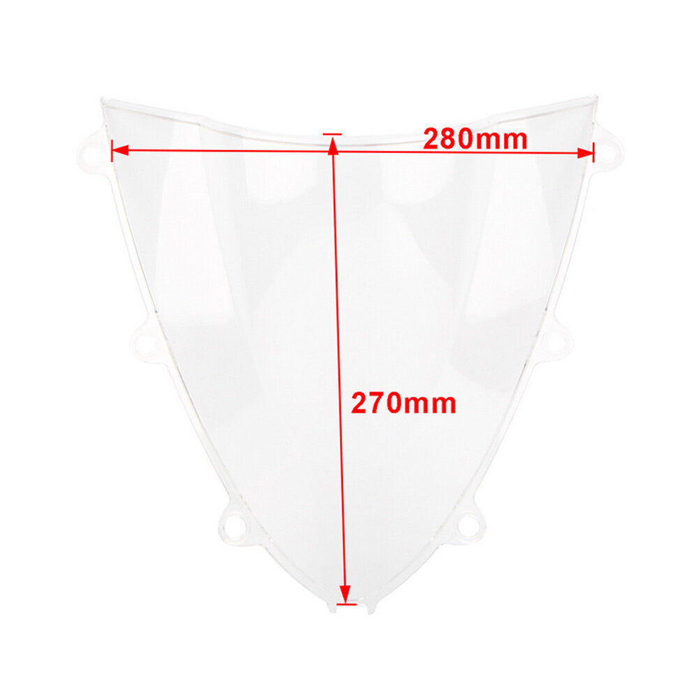 Moottoripyörän tuulilasin tuulilasi Honda CBR1000RR CBR 1000 RR 1000RR 2008-2011 Lisävarusteet Double Bubble Fairing Deflector Iridium hinta ja tiedot | Autokemikaalit | hobbyhall.fi