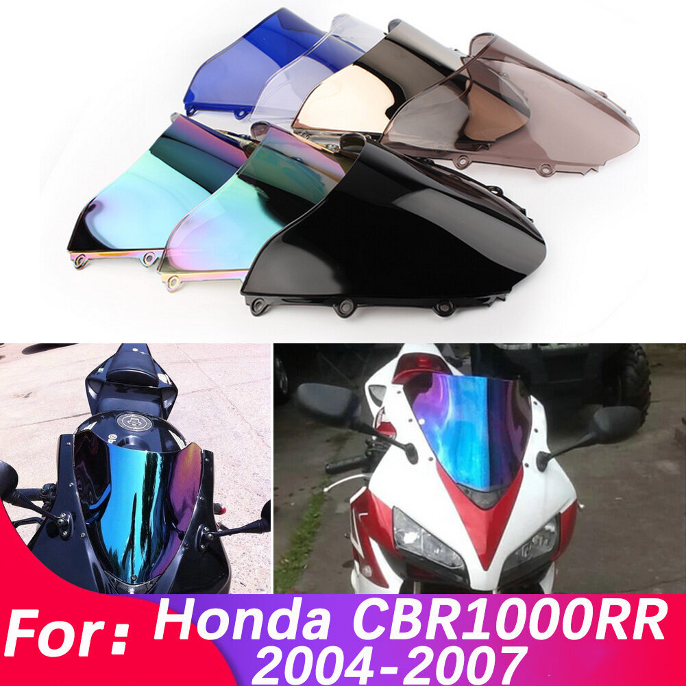 Moottoripyörän tuulilasi Honda CBR1000RR 2004-2007 Double Bubble Tuulenpitävä Näytön lisävarusteet Suojaus Deflektori Iridium hinta ja tiedot | Autokemikaalit | hobbyhall.fi