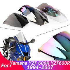 Moottoripyörän tuulilasi Yamaha YZF600R YZF 600R 1994-2007 Double Bubble Screen Tarvikkeet Deflector Fin Clear hinta ja tiedot | Autokemikaalit | hobbyhall.fi