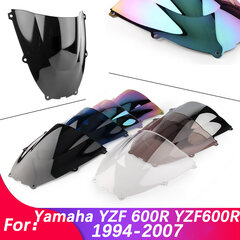 Moottoripyörän tuulilasi Yamaha YZF600R YZF 600R 1994-2007 Double Bubble Screen Tarvikkeet Deflector Fin musta hinta ja tiedot | Autokemikaalit | hobbyhall.fi