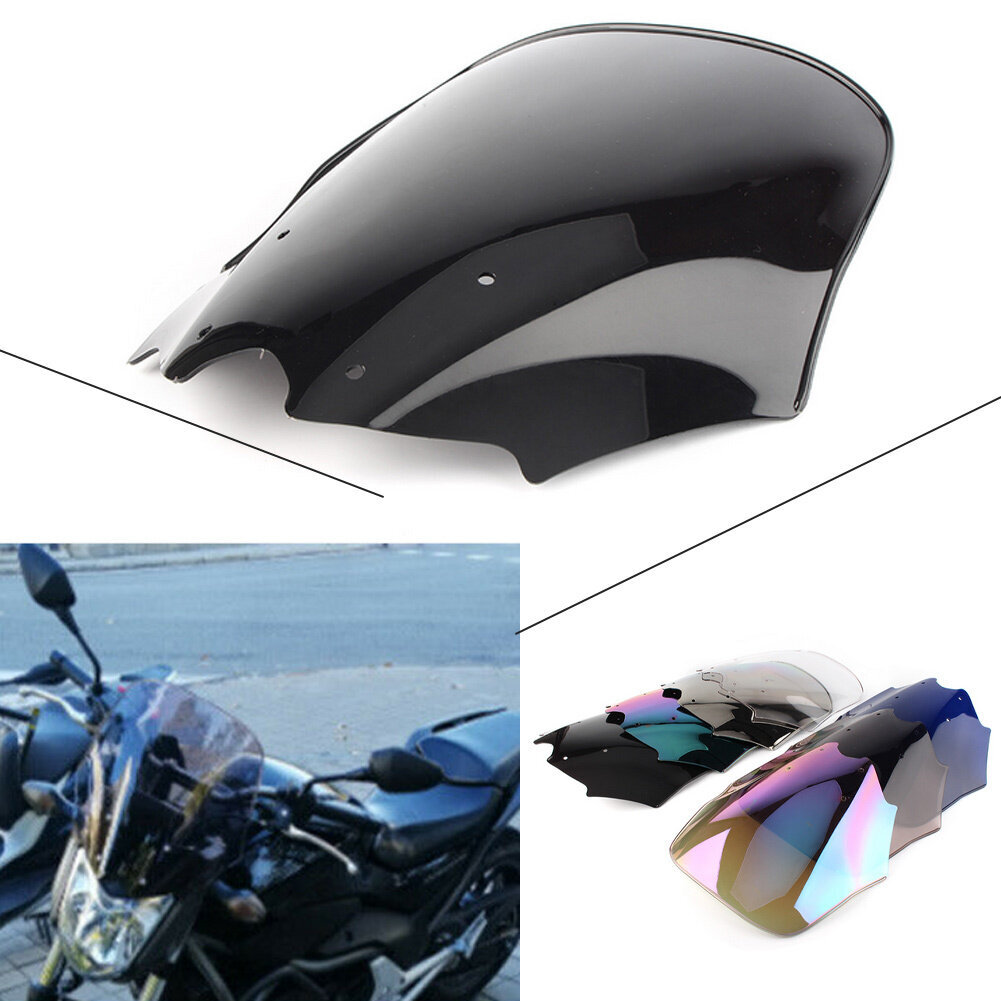 Moottoripyörän tuulilasin tuulilasi Honda NC700S NC750S NC700 NC750 S 2010-2014 Double Bubble -tarvikkeet Pintalevyn deflektori musta hinta ja tiedot | Autokemikaalit | hobbyhall.fi