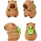 Capybara Pehmo, 25cm Kapybara Kantokilpikonna Realistinen Pehmeä Kapybara Lelu Pehmeä Pehmo, Capybara Täytetty eläin 25cm hinta ja tiedot | Koristeet ja tarrat | hobbyhall.fi