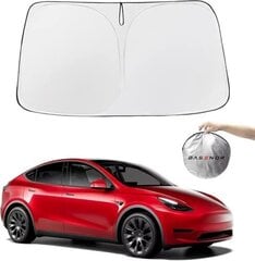 Uusin vuosille 2016-2024 Tesla Model Y Model 3 tuulilasi aurinkosuoja Taitettava etuikkuna aurinkovarjo Täyssuojus, UV-säteilyn lämpösuojan visiirin tarvikkeet (Fit 2024 Model 3 Highland) hinta ja tiedot | Lisätarvikkeet autoiluun | hobbyhall.fi