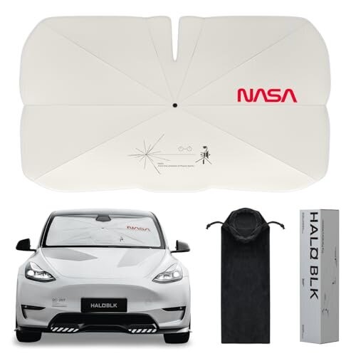 Vahvistettu kolminkertainen tuulilasi aurinkovarjo NASA Voyager-2 Mission Editionille suunniteltu Tesla Model Y Model 3:lle hinta ja tiedot | Lisätarvikkeet autoiluun | hobbyhall.fi