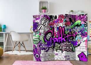 Sermi - Purple Graffiti [Room Dividers] hinta ja tiedot | Sermit ja tilanjakajat | hobbyhall.fi