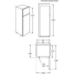 Jääkaappipakastin Electrolux LTB1AF14W0, 118 cm hinta ja tiedot | Jääkaapit | hobbyhall.fi