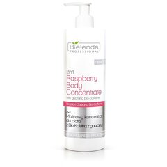 Bielenda Professional 2in1 Raspberry vartaloemulsio selluliittia vastaan 450 ml hinta ja tiedot | Selluliittia ehkäisevät tuotteet | hobbyhall.fi