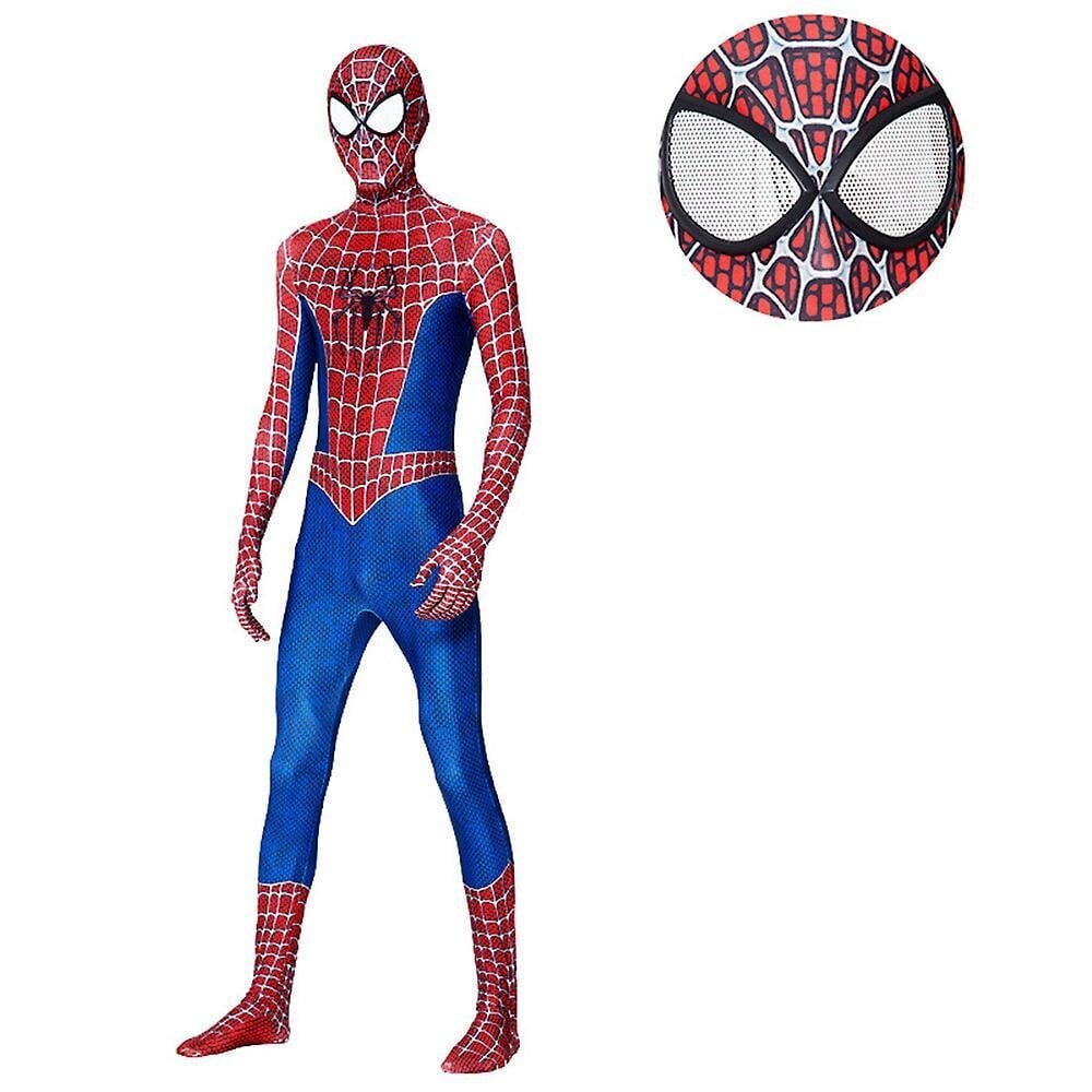 Miesten supersankari Marvel Spiderman -asu Halloween Cosplay -asut Spiderman-haalaripuku aikuisille hinta ja tiedot | Naamiaisasut | hobbyhall.fi