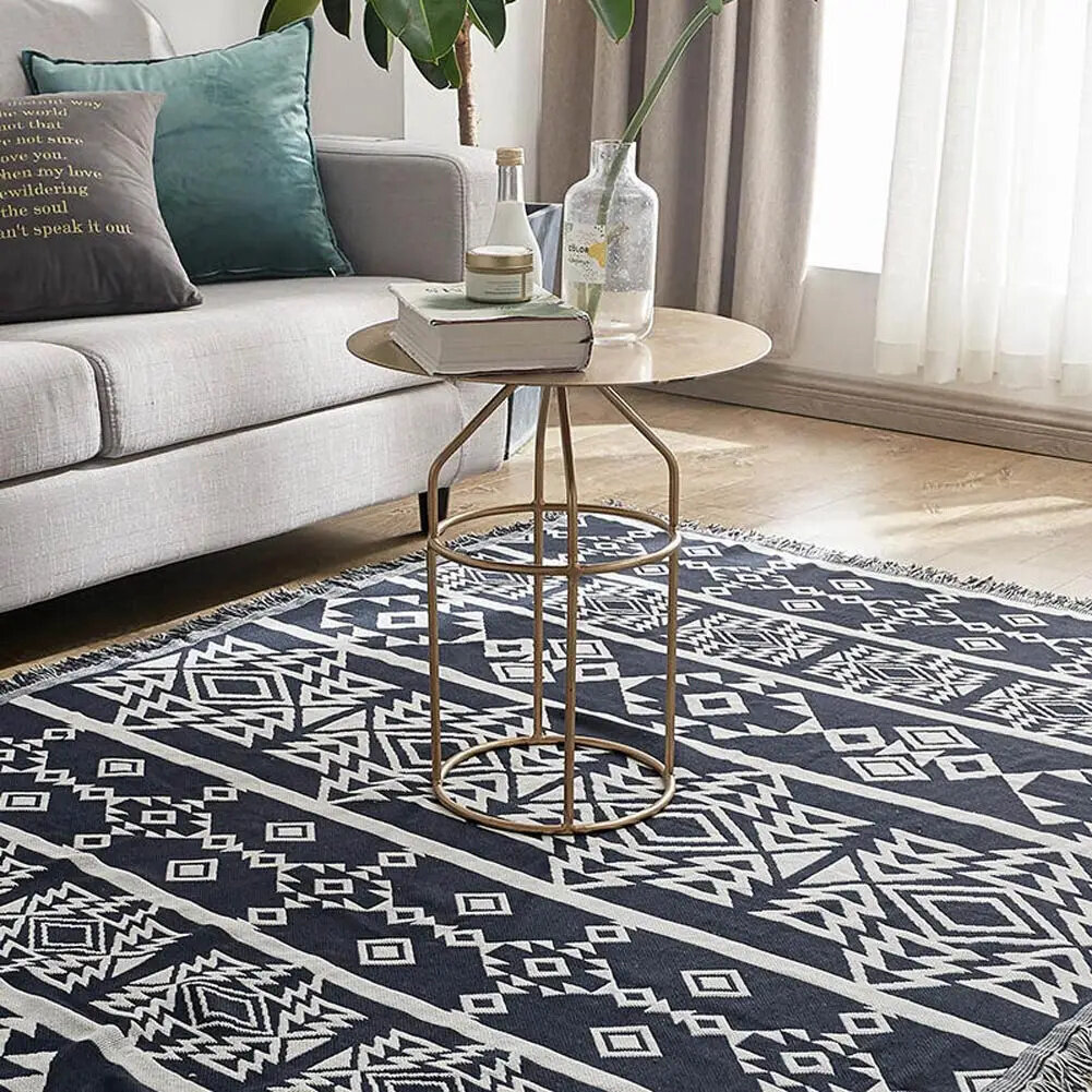 Svetanya Geometric Native American Sohva Peite Tuoli Pyyhe Vuodevaatteet Heittopeitto Lattiamatto LxP 90x240cm 20202418 hinta ja tiedot | Pussilakanat ja tyynyliinat | hobbyhall.fi