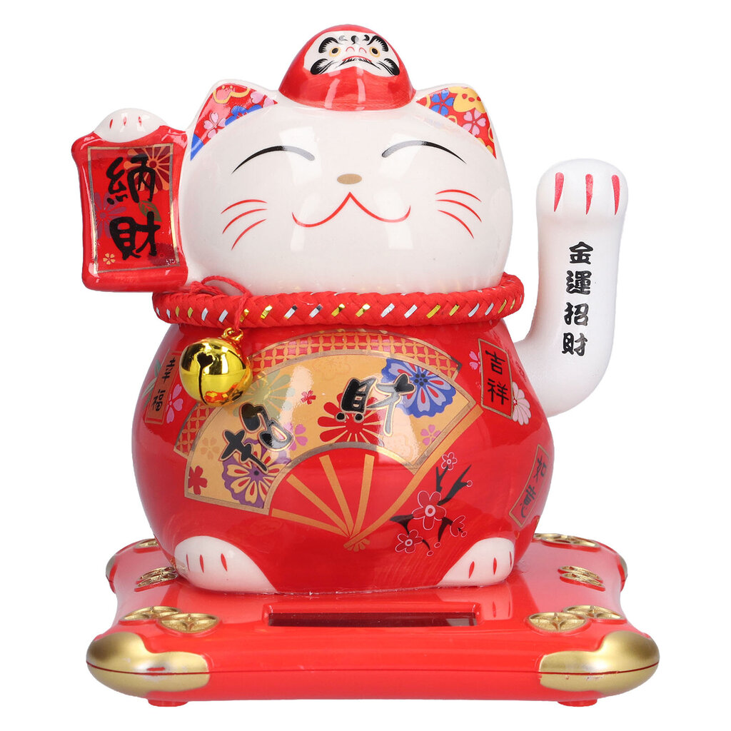 6 tuuman Fortune Cat keraaminen heiluttava Lucky Cat -koriste kodinsisustus makuuhuoneautoon OfficeType 1 hinta ja tiedot | Keittiökalusteiden lisätarvikkeet | hobbyhall.fi