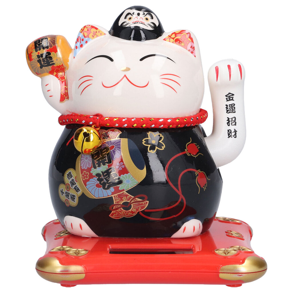 6 tuuman Fortune Cat keraaminen heiluttava Lucky Cat -koriste kodinsisustus makuuhuoneautoon OfficeType 3 hinta ja tiedot | Keittiökalusteiden lisätarvikkeet | hobbyhall.fi