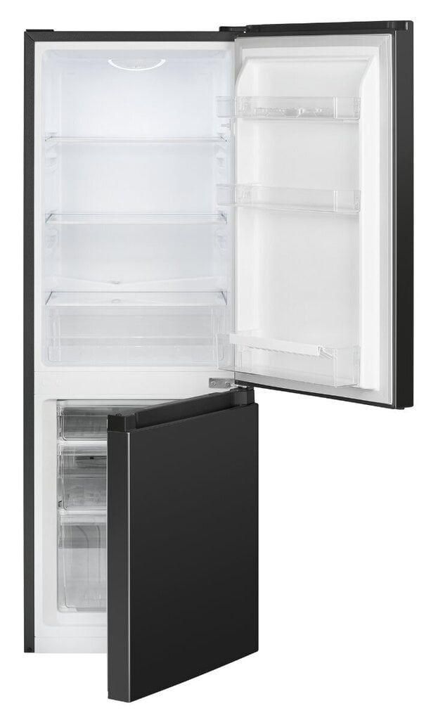 Bomann KG322.1B, jääkaappipakastin, tilavuus 175 L, 143 cm, musta hinta ja tiedot | Jääkaapit | hobbyhall.fi