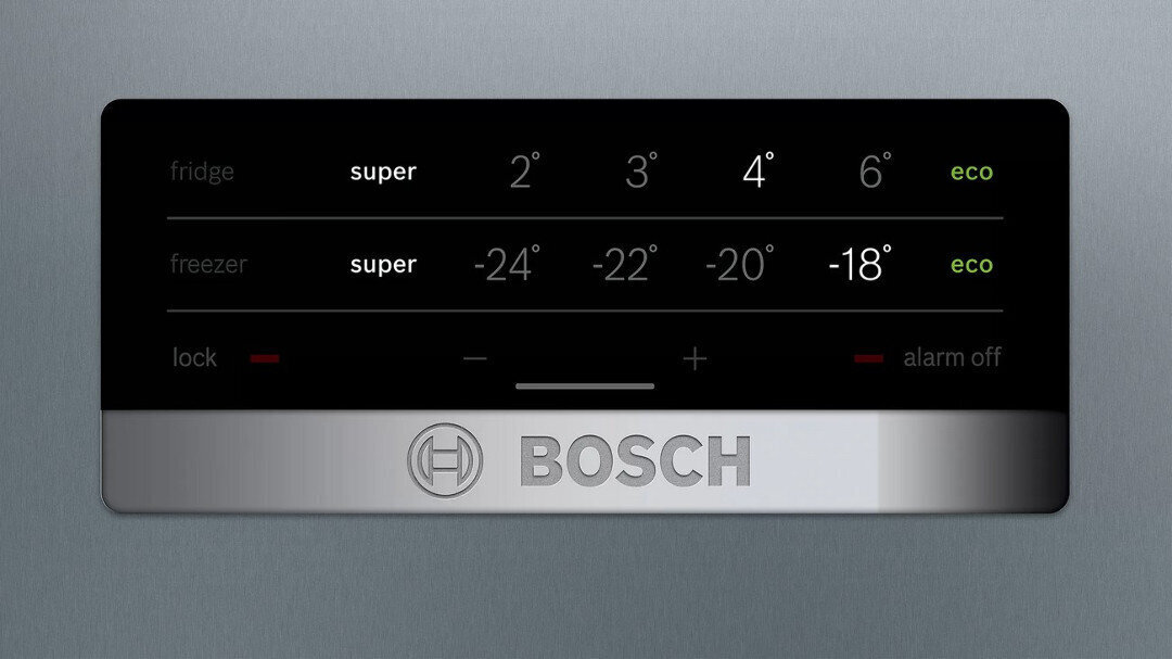 Jääkaappipakastin Bosch KGN36XLER, 186 cm hinta ja tiedot | Jääkaapit | hobbyhall.fi