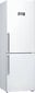 Jääkaappipakastin Bosch KGN367WEQ, 186 cm NoFrost, valkoinen hinta ja tiedot | Jääkaapit | hobbyhall.fi