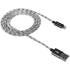 Canyon CFI-3 Lightning USB-kaapeli Applelle - 1 m, tummanharmaa. hinta ja tiedot | Canyon Puhelimet, älylaitteet ja kamerat | hobbyhall.fi
