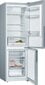 Bosch KGV362LEA, jääkaappipakastin, 186 cm, ruostumaton teräs hinta ja tiedot | Jääkaapit | hobbyhall.fi