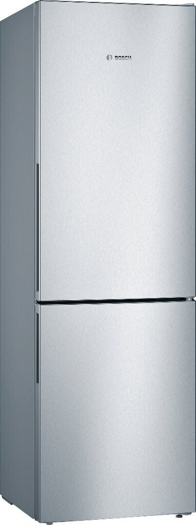 Bosch KGV362LEA, jääkaappipakastin, 186 cm, ruostumaton teräs hinta ja tiedot | Jääkaapit | hobbyhall.fi