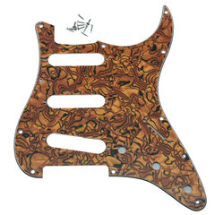 11-reikäinen ST SSS-kitarasuoja Fender Strat 62:lle yksikelaisille mikrofoneille Raaputuslevy Stratocasterille ruuveilla American FD hinta ja tiedot | Lisätarvikkeet autoiluun | hobbyhall.fi