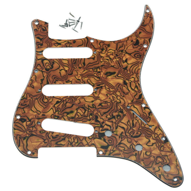 11-reikäinen ST SSS-kitarasuoja Fender Strat 62:lle yksikelaisille mikrofoneille Raaputuslevy Stratocasterille ruuveilla American FD hinta ja tiedot | Lisätarvikkeet autoiluun | hobbyhall.fi