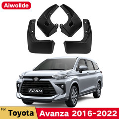 Auton lokasuojat Lokasuojat Toyota Avanza 2016-2022 2017 2018 2019 Roiskesuojat Lokasuojat Edessä Taka Lokasuojat Autotarvikkeet hinta ja tiedot | Lisätarvikkeet autoiluun | hobbyhall.fi