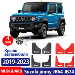 (2019-2023)2019-2023 Suzuki Jimny JB64 JB74 Lokasuojalle Lokasuojat Roiskesuojat Lokasuojat Autotarvikkeet Lokasuojat Edessä Taka 4kpl hinta ja tiedot | Lisätarvikkeet autoiluun | hobbyhall.fi