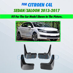 (2013-2017)Auton etu takalokasuojat Citroen C4 L C4L 2013 2014 2015 2016 2017 Sedanin lisävarusteet lokasuojat 1sarja lokasuojat hinta ja tiedot | Lisätarvikkeet autoiluun | hobbyhall.fi