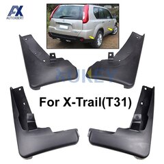 Nissan X-Trail T31 2008-2013 Xtrail Lokasuojat Roiskesuojat Lokasuojat 2009 2010 2011 2012 Set Valetut auton lokasuojat hinta ja tiedot | Lisätarvikkeet autoiluun | hobbyhall.fi