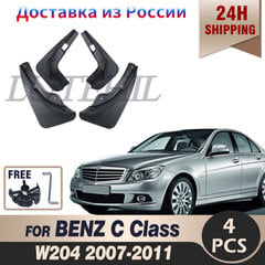 Läpät Mercedes BENZ C Class W204 2007 2008 2009 2010 2011 Lokasuojat Roiskesuojat Lokasuojat hinta ja tiedot | Lisätarvikkeet autoiluun | hobbyhall.fi