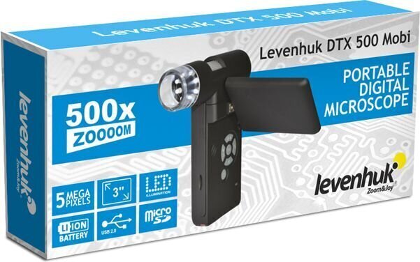 Levenhuk DTX 500 Mobi hinta ja tiedot | Mikroskoopit ja teleskoopit | hobbyhall.fi