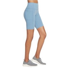 Naisten urheilushortsit Skechers Go Walk High Waisted Bike Short, sininen hinta ja tiedot | Naisten urheiluvaatteet | hobbyhall.fi