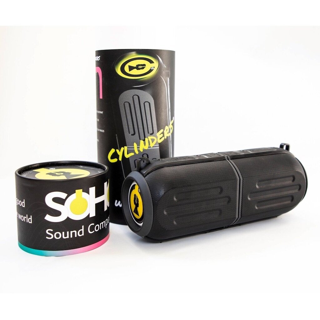 Soho Cylinders Twin Stereo Bluetooth -kaiutin hinta ja tiedot | Kaiuttimet | hobbyhall.fi