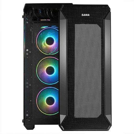 MULTI GAMING Ryzen 5 5500 64GB 512GB SSD 2TB HDD RTX 4060 8GB NoOs hinta ja tiedot | Pöytätietokoneet | hobbyhall.fi