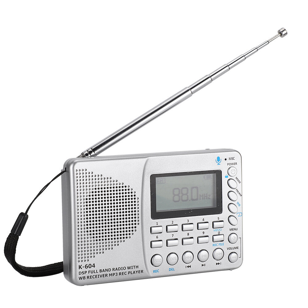 Kannettava Insert Card -radiokasettinauhuri NOAA US -sääennusteella hinta ja tiedot | MP3-soittimet, MP4-soittimet | hobbyhall.fi