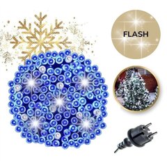 1000 LED Outdoor Garland Flash-toiminnolla BlitzTop, sininen hinta ja tiedot | Jouluvalot | hobbyhall.fi