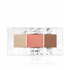 Claresa Contouring Palette ALL SET 02 hinta ja tiedot | Aurinkopuuterit ja poskipunat | hobbyhall.fi