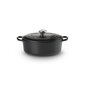 Le Creuset Valurautainen kattila soikea 27cm / 4,1L mattamusta hinta ja tiedot | Kattilat ja painekattilat | hobbyhall.fi