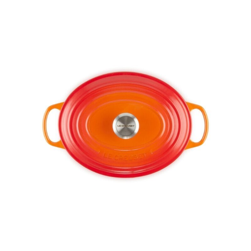 Le Creuset Valurautainen kattila soikea 27cm / 4,1L oranssi hinta ja tiedot | Kattilat ja painekattilat | hobbyhall.fi