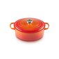 Le Creuset Valurautainen kattila soikea 27cm / 4,1L oranssi hinta ja tiedot | Kattilat ja painekattilat | hobbyhall.fi