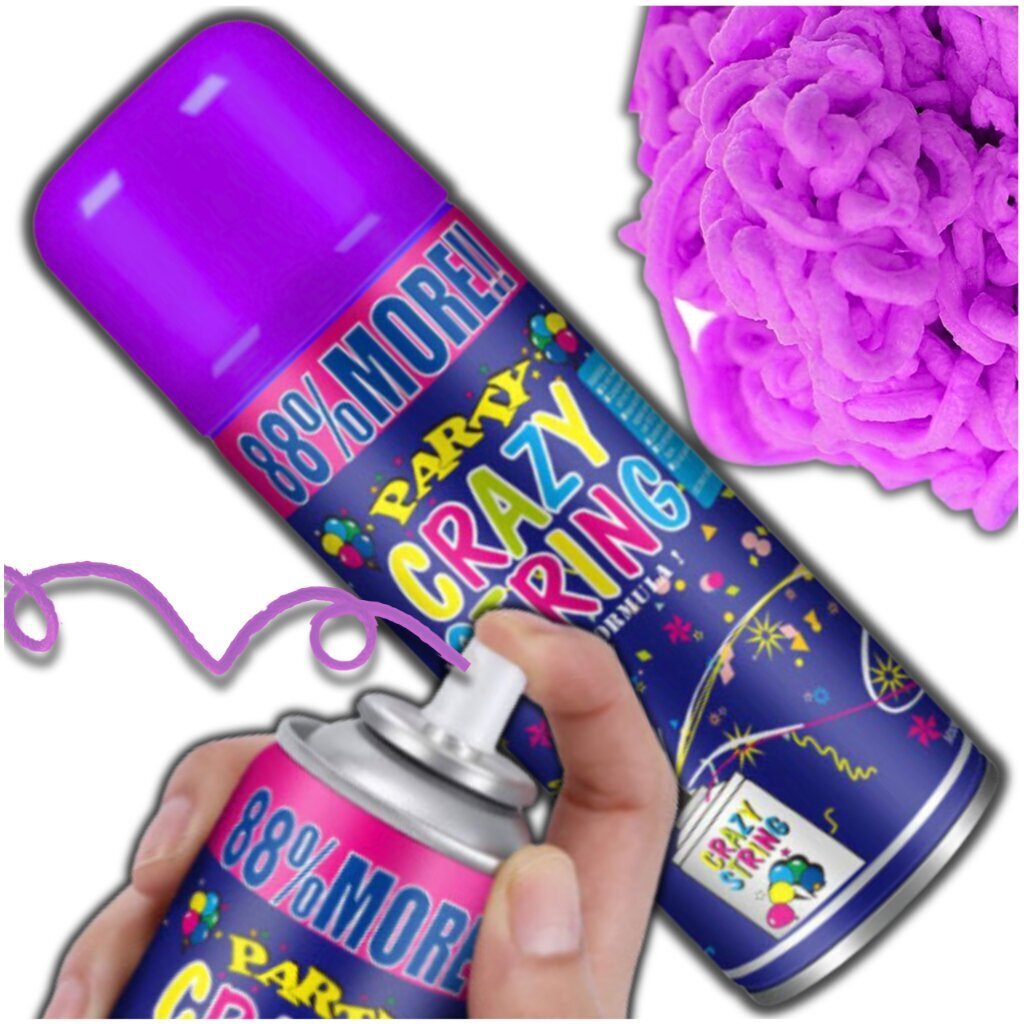 Neoninen spray-nauha, 250 ml, violetti hinta ja tiedot | Juhlakoristeet | hobbyhall.fi