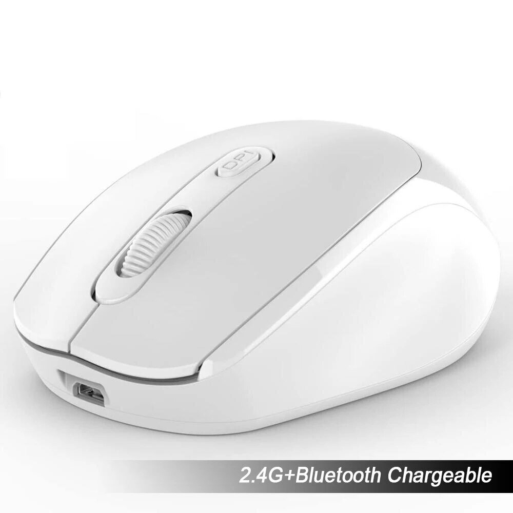 Langaton hiiri 2.4G Bluetooth Ergonominen Optinen PC Kannettava Langaton Hiiri Windows Computer Officelle hinta ja tiedot | Hiiret | hobbyhall.fi