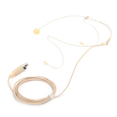 Beige 3Pin Connector Headset -mikrofoni kapasitanssipäällä bodypack-lähettimelle hinta ja tiedot | Kuulokkeet | hobbyhall.fi