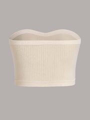 Plus Solid Strapless Bra·Beige·4XL hinta ja tiedot | Naisten aluspaidat | hobbyhall.fi