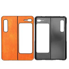 Nahkainen puhelinkuori Samsung Galaxy Z Fold I / W20:lle taitettavan näytön puhelinkotelo, joka ehkäisee vaurioita matkapuhelimen CoverOrange hinta ja tiedot | Puhelimen kuoret ja kotelot | hobbyhall.fi