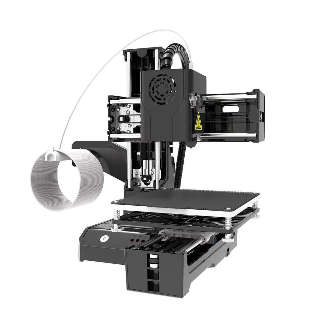 FDM Mini 3D -tulostin aloittelijoille Korkea tulostustarkkuus Tasainen lämmitystulostustilavuus 4x4x4 tuumaa Mini 3D -tulostin 100-240V UK Plug hinta ja tiedot | Tulostustarvikkeet | hobbyhall.fi