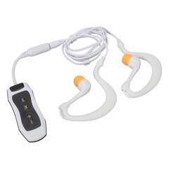 MP3-soitin IPX8 vedenpitävä ladattava USB2.0-musiikkisoitin vedenpitävällä kuulokkeella uimiseen sukeltamiseen Running White 8GB hinta ja tiedot | Kuulokkeet | hobbyhall.fi