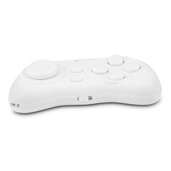 Kannettava langaton Bluetooth-peliohjain Mini Gamepad Joystick Kahva Kaukosuljin Valkoinen hinta ja tiedot | Ohjaimet ja lisätarvikkeet | hobbyhall.fi