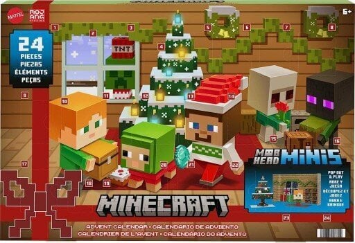 Joulukalenteri Minecraftille hinta ja tiedot | Poikien lelut | hobbyhall.fi